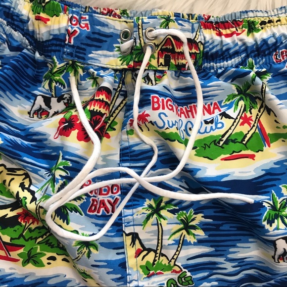 Big Dogs Novelty Swim Trunks Board Shorts Hawaii - Picture 12 of 12